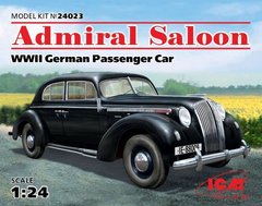1/24 Opel Admiral Saloon німецький легковий автомобіль (ICM 24023), збірна модель