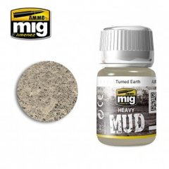 Эффект толстого слоя земли, серия Heavy Mud, 35 мл, эмаль (Ammo by Mig A.MIG-1702 Turned Earth)