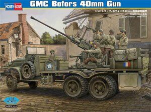 1/35 Автомобіль GMC із 40-мм зенітною гарматою Bofors (HobbyBoss 82459), збірна модель