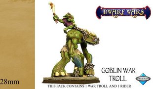 Dwarf Wars - Goblin War Troll - West Wind Miniatures WWP-DW-408