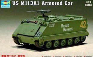 1/72 M113A1 американский гусеничный БТР (Trumpeter 07238) сборная модель
