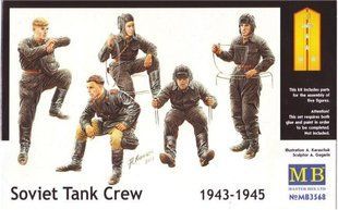 1/35 Советский танковый экипаж, 1943-1945 года (Master Box 3568)