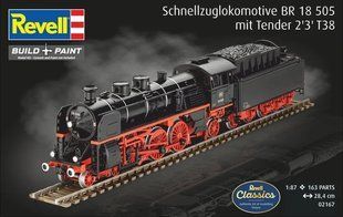 1/87 Локомотив Express Locomotive BR 18 505 and Tender 2'3' T 38 (Revell 02167), збірна модель