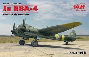 1/48 Junkers Ju-88A-4 бомбардировщик стран Оси (ICM 48237), сборная модель