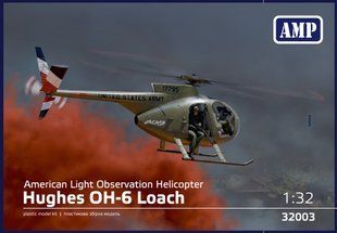 1/32 Hughes OH-6 Cayuse американський легкий гелікоптер (AMP 32003), збірна модель