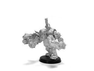 Ork Nob with Big Shoota, мініатюра Warhammer 40k (Games Workshop), металева