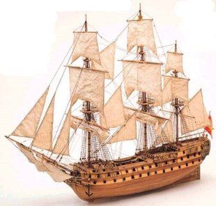 1/90 Испанский линкор San Juan de Nepomuceno (Artesania Latina 22860), сборная деревянная модель