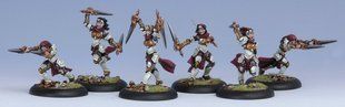 Warmachine Protectorate of Menoth Daughters of the Flame (Unit Box: 1 Captain, 5 Daughters) - Privateer Press Miniatures PRIV-PIP 32046
