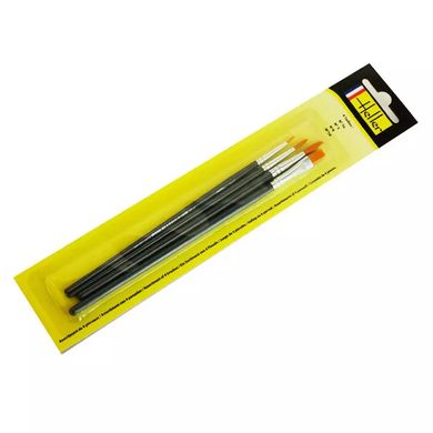 Стартовый набор кистей: размеры 3/0, 3, 6 и 10, синтетические (Heller 9901 Paint Brush Starter Set)