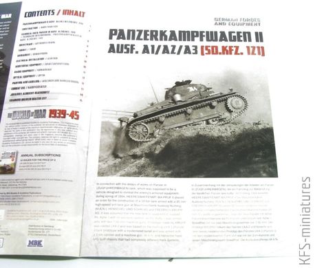 1/72 Pz.Kpfw.II Ausf.A1/A2/A3 германский танк + журнал (IBG Models W-002) простая сборка