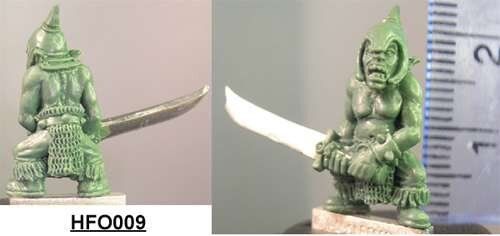 HassleFree Miniatures - Bela. Male goblin with sword - HF-HFO009