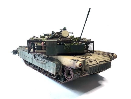 1/35 Танк M1A2 Abrams Вооруженных Сил Украины, готовая модель авторской работы