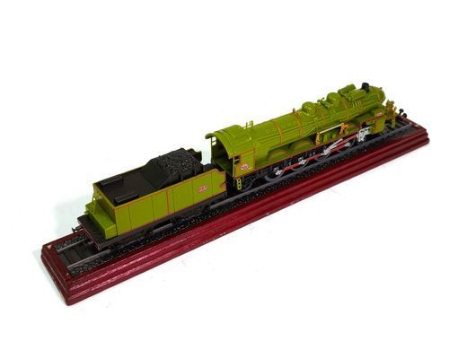 1/100 Локомотив 241-C PLM Cigare, готовая статическая модель (Deagostini)