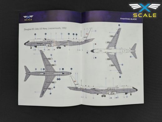 1/144 McDonnell Douglas EC-24A літак радіоелектронної боротьби (X-Scale 144006), збірна модель