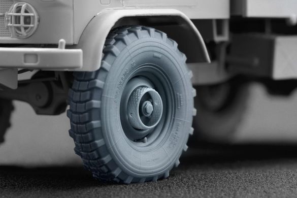1/35 Колеса для Unimog 404 11.0 R20 під навантаженням, 5 штук, 3D-друк (ScaleX WM35023s)