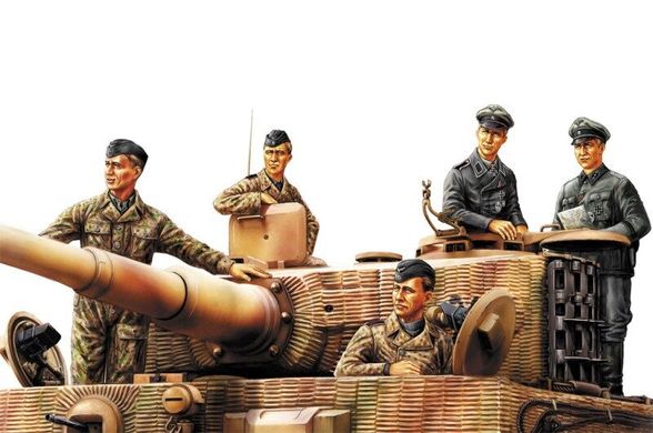 1/35 Німецькі танкісти, Нормандія 1944 року, 5 фігур (HobbyBoss 84401), пластик