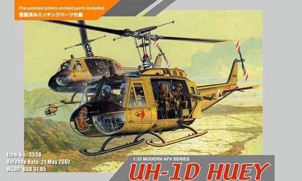 1:35 Bell UH-1D Hue вертолет