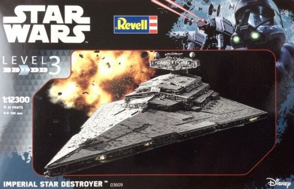 1/12300 Imperial Star Destoyer, Star Wars, серия Easy Kit (Revell 03609), сборная модель