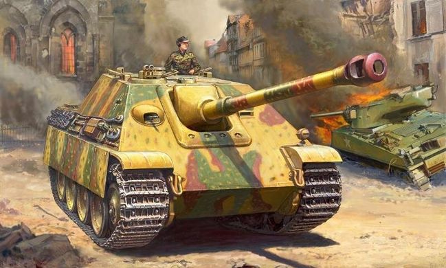 1/72 Sd.Kfz.173 Jagdpanther германская САУ, серия "Сборка без клея", сборная модель
