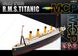 1/1000 Лайнер RMS Titanic, цветной пластик, сборка без клея (Academy 14217), сборная модель