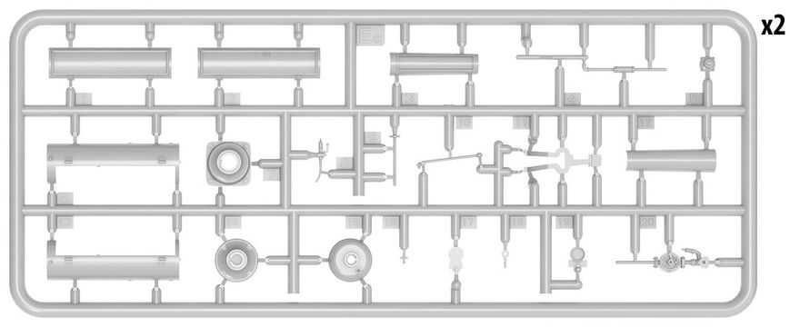 1/35 Итальянская заправочная станция 1930-40 годов (Miniart 35620), сборная пластиковая