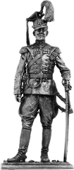 54 мм Полковник гвардейского уланского полка, 1914 Россия, оловянная миниатюра (EK Castings R151)