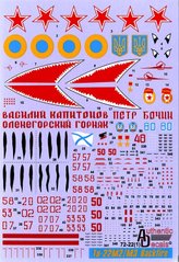 1/72 Декаль для самолета Туполев Ту-22М2/Ту-22М3 (Authentic Decals 7222)