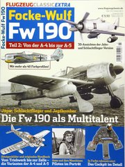 Монографія "Focke-Wulf FW-190. Teil 2: von der A-4 bis zur A-5" Flugzeug Classic Extra (німецькою мовою)