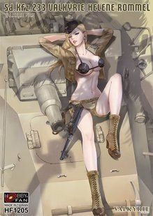 1/12 Sd.Kfz.233 Valkyrie Helene Rommel (AFV Club Hobby Fan HF1205), збірна смоляна мініатюра