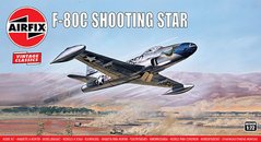1/72 F-80C Shooting Star американский истребитель, серия Vintage Classics (Airfix A02043V), сборная модель