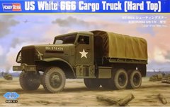 1/35 White 666 (Hard Top) американська військова вантажівка (HobbyBoss 83801), збірна модель