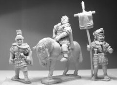 Gripping Beast Miniatures - High Command (Mtd Legate, Tribune on foot and army standard bearer on foot) - GRB-IMP51