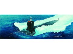 1/144 Американская подводная лодка SSN-21 Sea wolf Attack (Trumpeter 05904), сборная модель