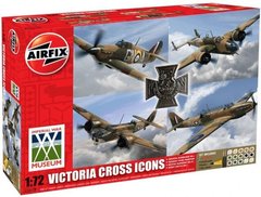 1/72 Victoria Cross Icons (4 самолета) + клей + краска + кисточка (Airfix 50129) сборные модели