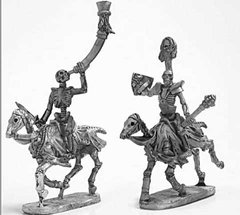 Mirliton Miniatures - Миниатюра 25-28 mm Fantasy - Skeleton Cavalry Command Group 2 - MRLT-UD017