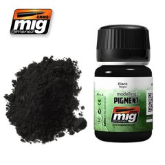 Пігмент чорний, 35 мл (Ammo by Mig A.MIG-3001 Black Pigment)