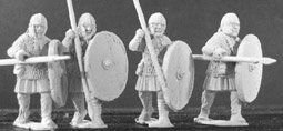 Gripping Beast Miniatures - Armoured, helm, advancing (4) - GRB-LR08