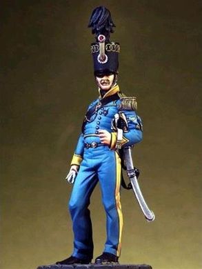 54 мм Field Camp Officer of The General Staff of Murat, Naples Kingdom 1813 рік (Romeo 54046) збірна олов'яна фігура