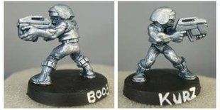 HassleFree Miniatures - Kurz, goblin aiming gun - HF-HFB003