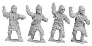 Gripping Beast Miniatures - Kontaratoi Attacking (lamellar)(4) - GRB-BYZ07