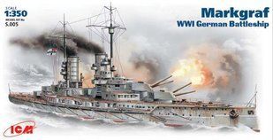 1/350 Markgraf германский линейный корабль Первой мировой (ICM S.005), сборная модель