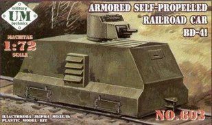 1/72 БД-41 самохідна бронедрезина (UM Military Technics UMMT 603), збірна модель