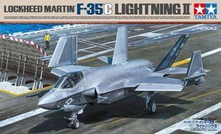 1/48&nbsp;Lockheed Martin F-35C Lightning II американський палубний багатоцільовий винищувач (Tamiya 61127), збірна модель