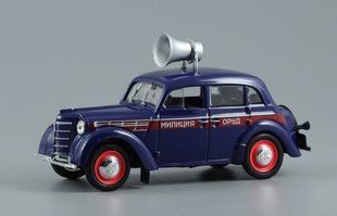 1/43 Автомобіль Москвич-400-420 "Милиция ОРУД", серія "Автомобиль на службе" + журнал (Deagostini)