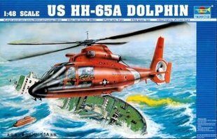 1/48 HH-65A Dolphin американский вертолет (Trumpeter 02801) сборная модель