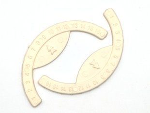 Линейки для варгейма, 2 штуки, пластиковые