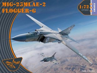 1/72 Винищувач МіГ-23МЛАЕ-2, серія Expert kit (Clear Prop CP72031), збірна модель