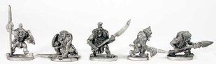 Mirliton Miniatures - Миниатюра 25-28 mm Fantasy - Goblins with Spear - MRLT-GO004