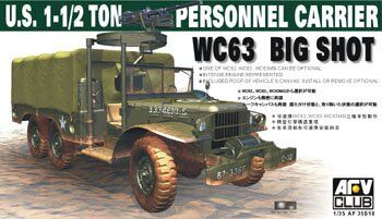 WC63 Big Shot 1-1/2-тонный военный грузовик 6x6 1:35
