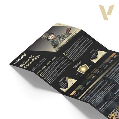 Набір фарб "Камуфляж військ СС", 8 фарб по 18 мл, акрилові (Vallejo Model Color 70180 Waffen-SS Camouflage)